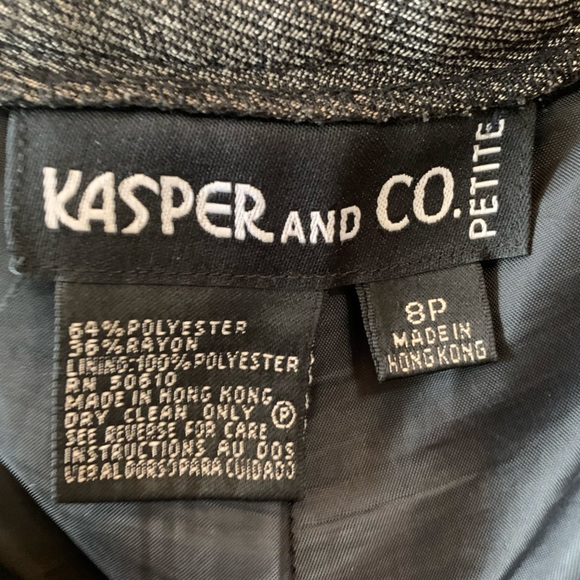 Dark Grey KASPER Pant Suit - Picture 5 of 9